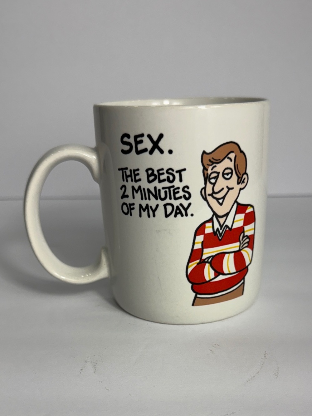 Vintage Shoebox Greetings Men's Printed Novelty Mug